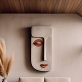 دیوارکوب چهره وال آرت