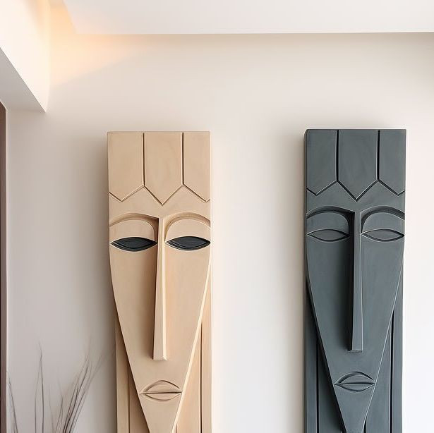 دیوارکوب چهره وال آرت