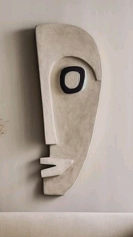 دیوارکوب چهره وال آرت