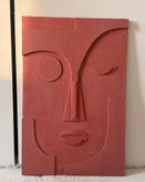 دیوارکوب چهره وال آرت