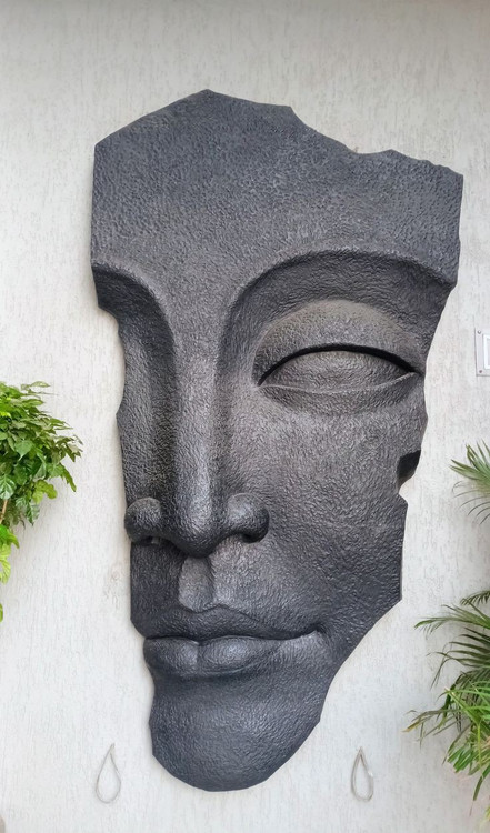 دیوارکوب چهره وال آرت