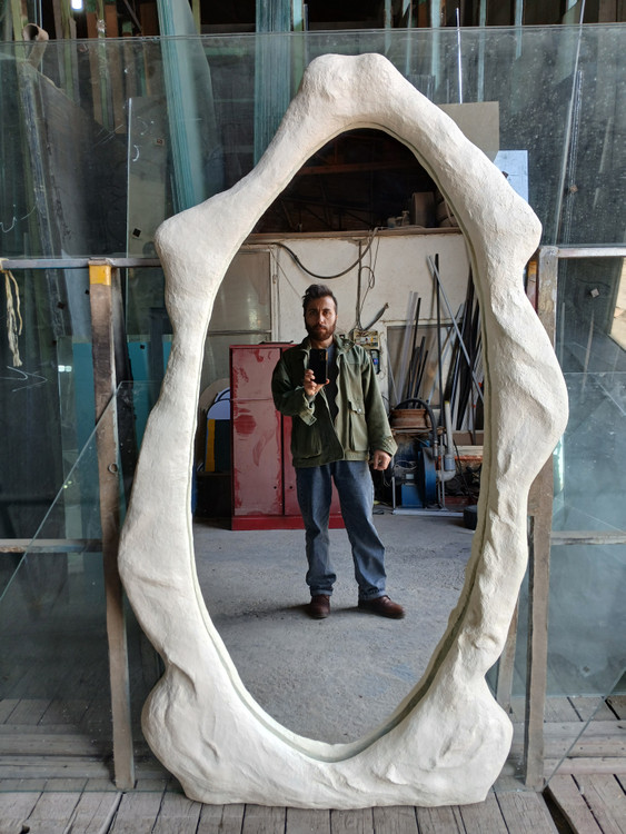 آینه قدی سنگی