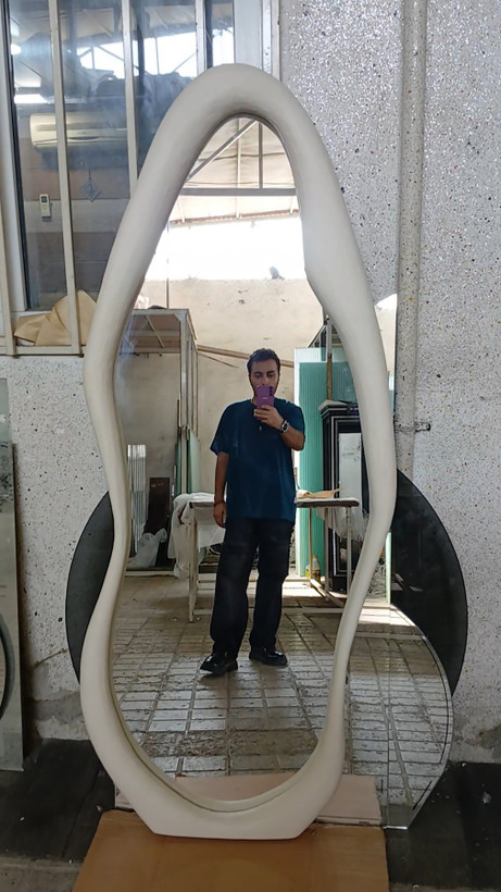قاب آینه پاپیه ماشه